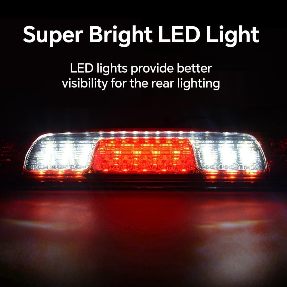 PIT66 LED 3rd Brake Light, Fit Silverado/Sierra 1500 2500HD 3500HD 2014-2018