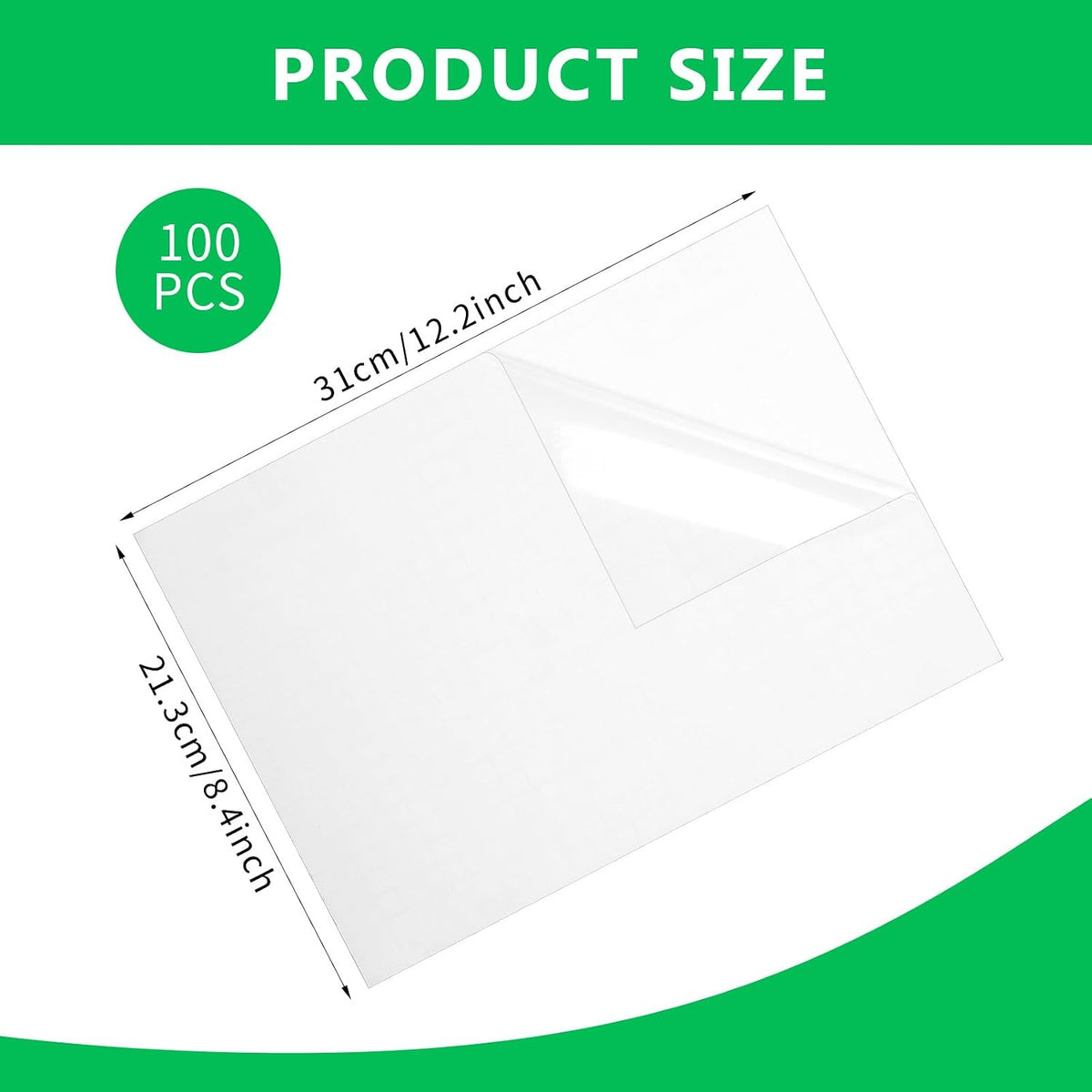 matte self adhesive laminating sheets, 8.4 x 12.2 shown in use