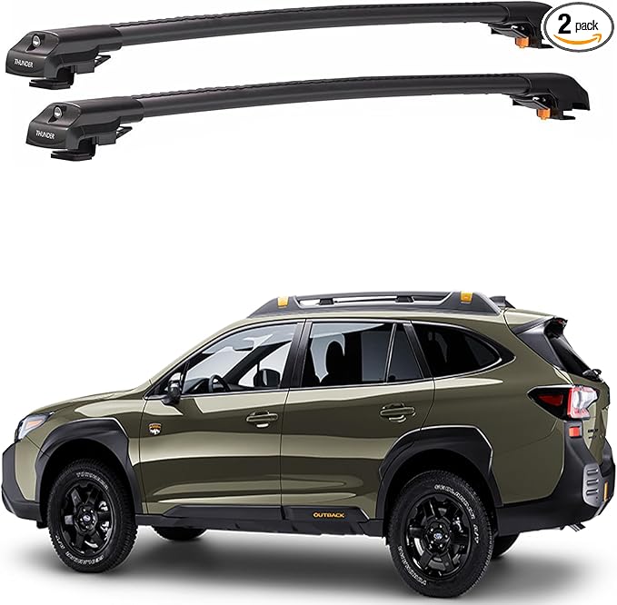 Roof Racks Cross Bars for Subaru Outback Wilderness 2024 2025 Cargo Carrier by CATCHUSA