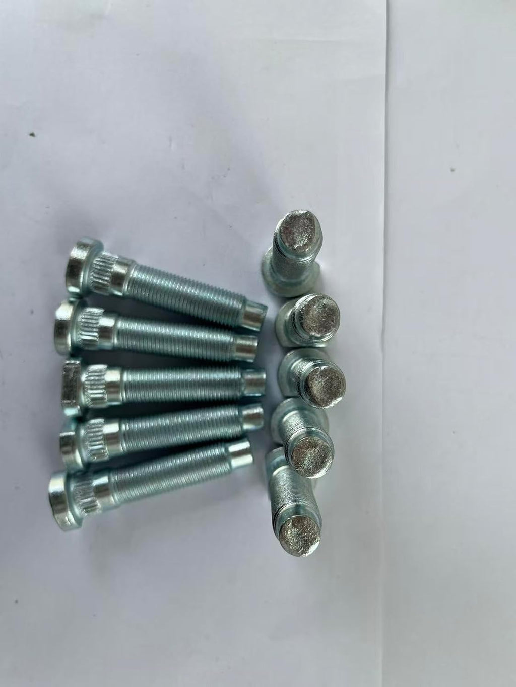 10 PCS 1/2-20 Serrated Wheel Stud Bolts 610-523 0.56 in. Knurl, 2.3 in. Length Compatible with 2005-2014 Ford Mustang Front Hub