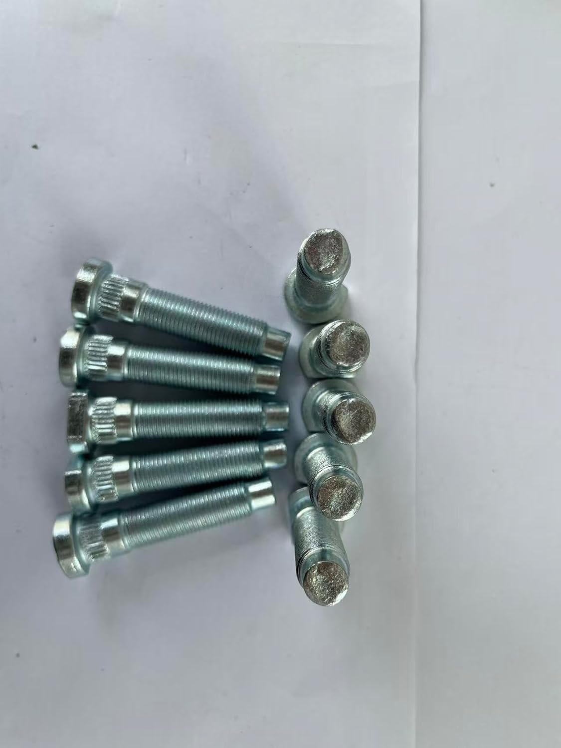 10 PCS 1/2-20 Serrated Wheel Stud Bolts 610-523 0.56 in. Knurl, 2.3 in. Length Compatible with 2005-2014 Ford Mustang Front Hub