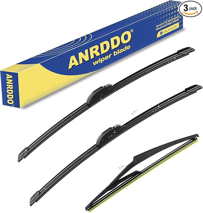 3 Wipers Replacement For 2008 2009 2010 2011 2012 2013 Nissan Rogue Windshield by ANRDDO