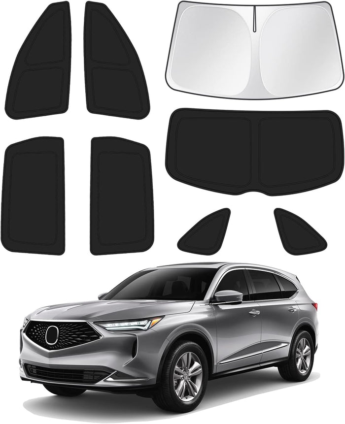 Sunshade for 2021-2025 2026 Acura MDX Accessories Windshield Sun Shade Side (8PCS)