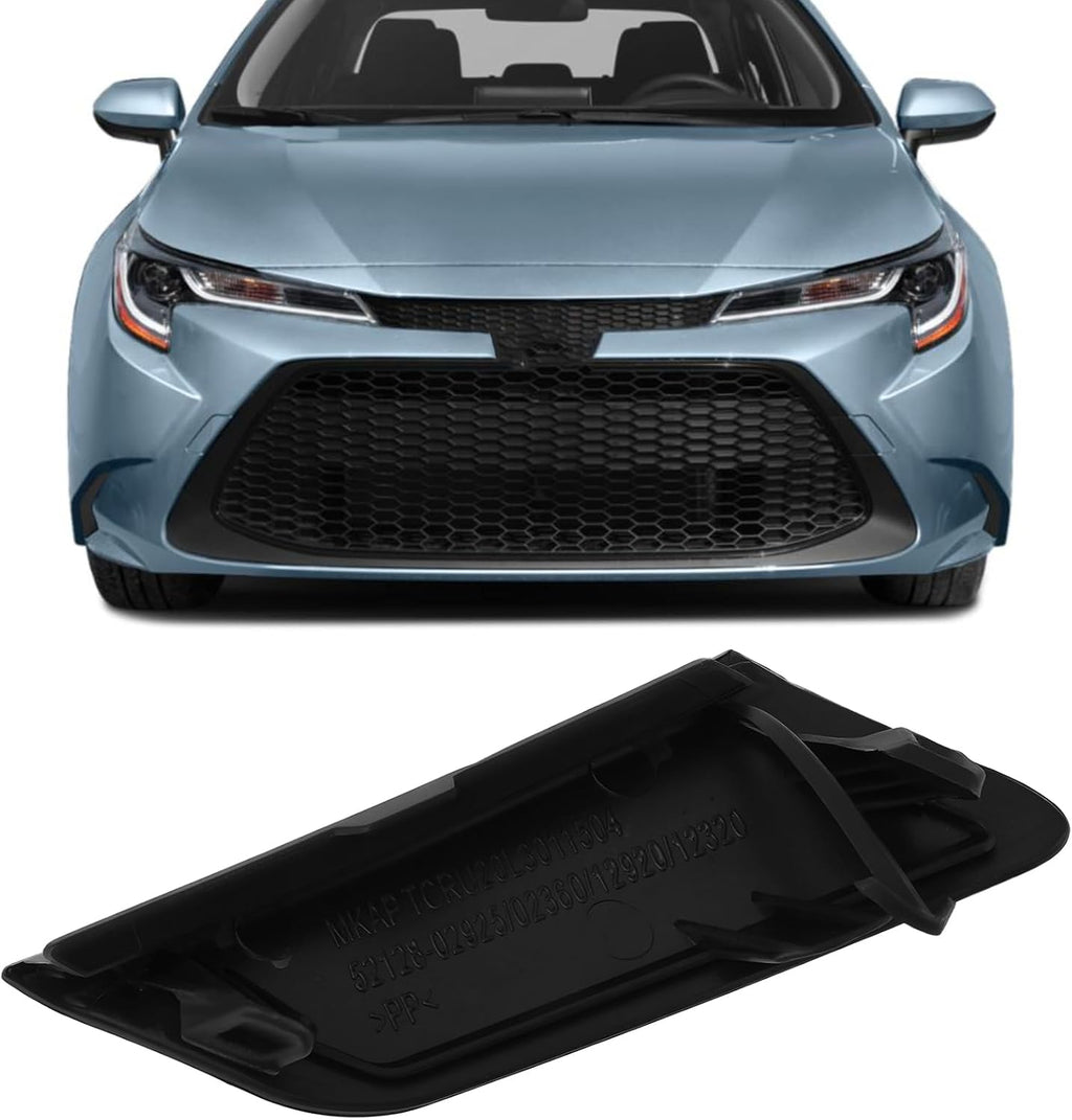 Front Bumper Tow Hook Cover 5212812320 Compatible with Corolla LE XLE 2020-2021