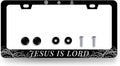 Jesus is Lord License Plate Frame Christian License Plate Holder Stainless by RNKATIH