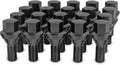 Dynofit M12x1.25 Aftermarket Lug Bolts Replacement for OE Two-piece Swollen Bolts,20pcs 17mm Hex Factory Style Wheel Bolt fit Jeep Renegade 2015-2025,Dodge Hornet 2023-2025,22mm Shank Stud