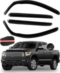 4PCS in Channel Rain Guards for Toyota Tundra Crew Max 2007 2008 2009 2010 2011
