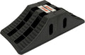 Extreme Max 5800.5852 Heavy-Duty Interlocking Wheel Chock for Tandem Axle Trailers and RVs - 9.2" x 8.2" x 4.7", Pair