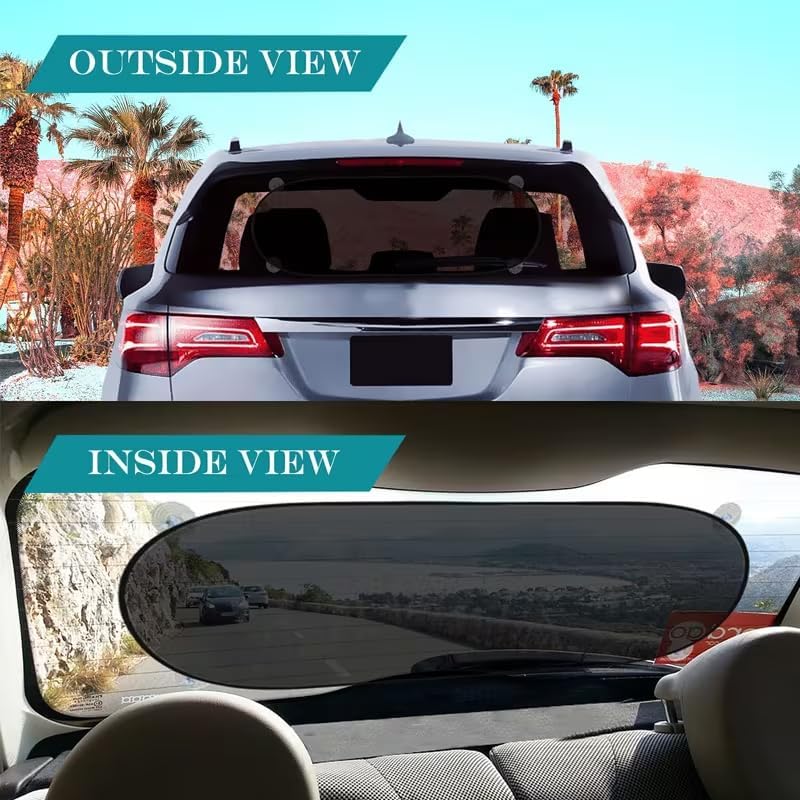 5pcs Car Sunshade Set, 4 Car Side Window Sunshades and 1 Car Rear Window Sunshade, Universally Applicable, Portable Installation Sunshade Curtains