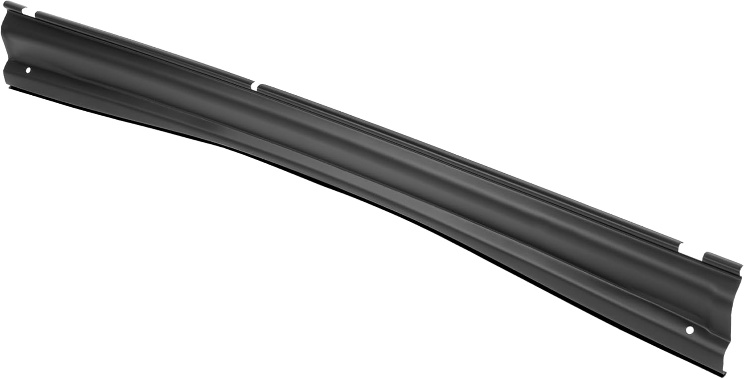 Tail Pan Compatible with 1955-1957 Chevy Chevrolet Bel Air/One-Fifty Series/Two-Ten Series 2 Door and 4 Door Models Rear Pan Steel Black