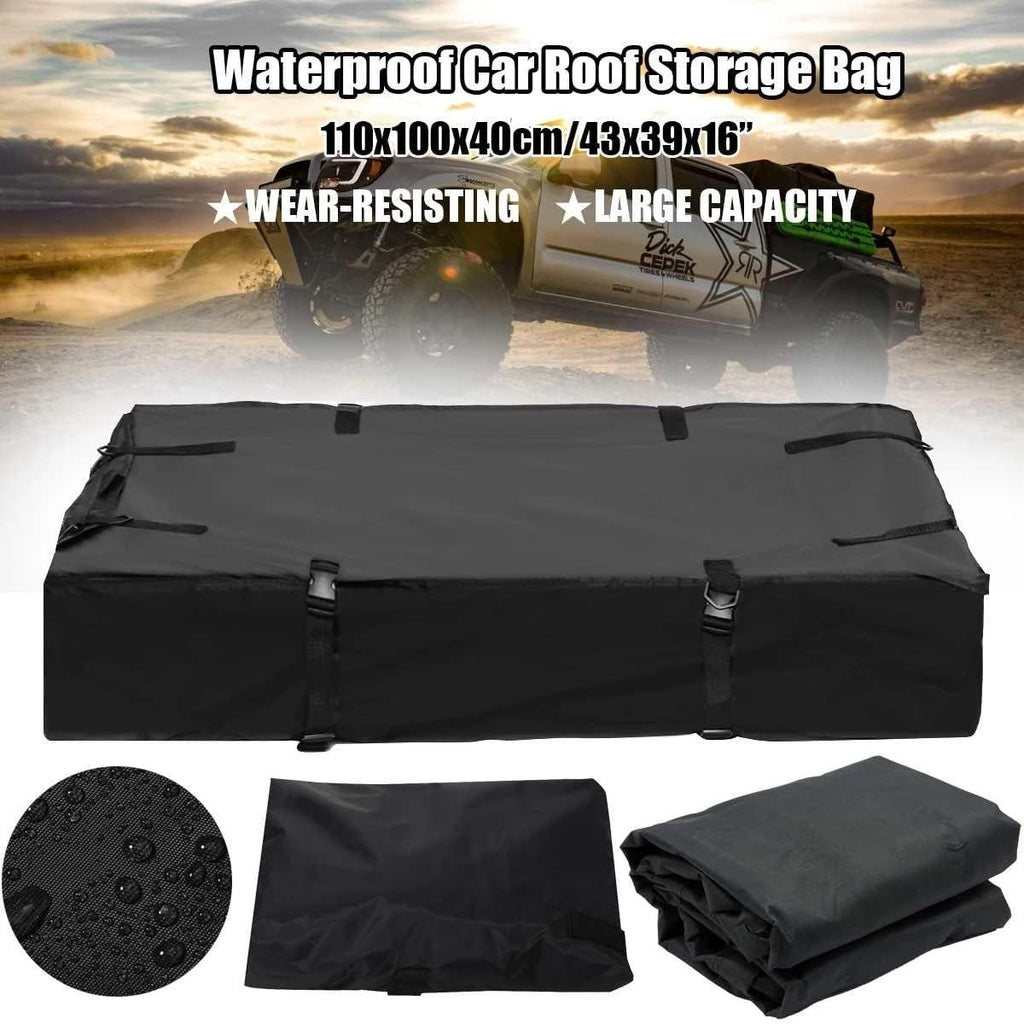 Car Cargo Roof Bag 600D Waterproof Luggage Travel Basket Top Rack Universal