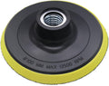 4 Inch Hook and Loop Backing Pad, 5/8"-11 Thread Polishing Sanding Backer Plate, Angle Grinder Accessories for Car, Wood, Metal Buffering, 1 Pack