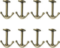 Ball Two Prong Ceiling Hook for Closet Top Bathroom Kitchen Cabinet Garage Pack by DEEKOUDT