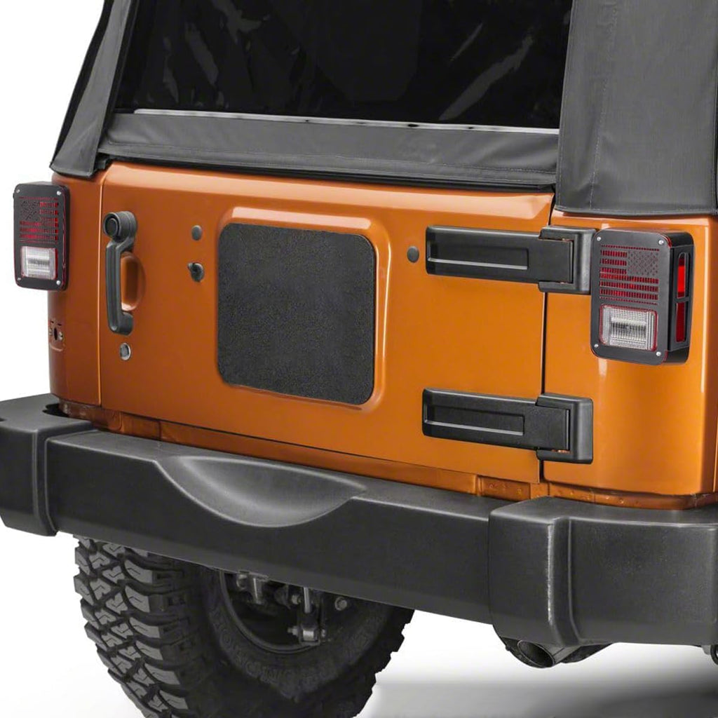 Tail Light Cover Compatible with Jeep JK Wrangler 2007-2018, Taillight Guards Covers with US Flag Pattern Decorative Exterior Protector