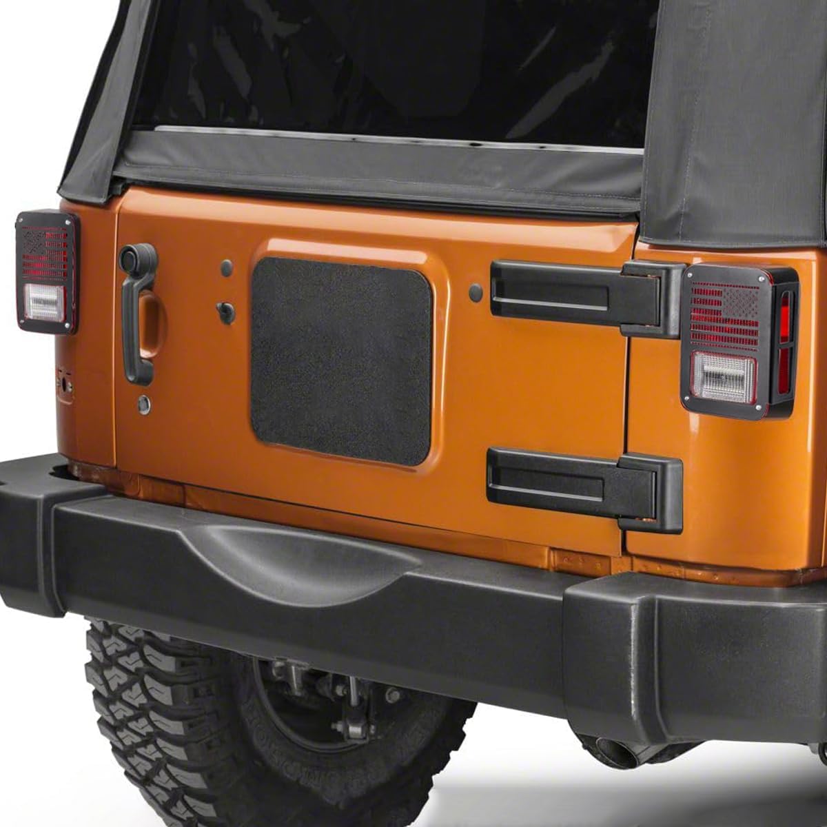 Tail Light Cover Compatible with Jeep JK Wrangler 2007-2018, Taillight Guards Covers with US Flag Pattern Decorative Exterior Protector