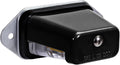 TRUE MODS Black LED License Plate Light for Boat Trailer [Surface Mount] [DOT FMVSS 108] [SAE L] [Waterproof] [12V DC] Universal Submersible Tag Lamp for Auto Work Utility Flat Bed Box Semi Truck RV