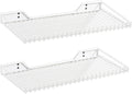 Wallmaster Heavy Duty Garage Wall Shelving 2 Pack 23.6"x11.8" Metal Wire