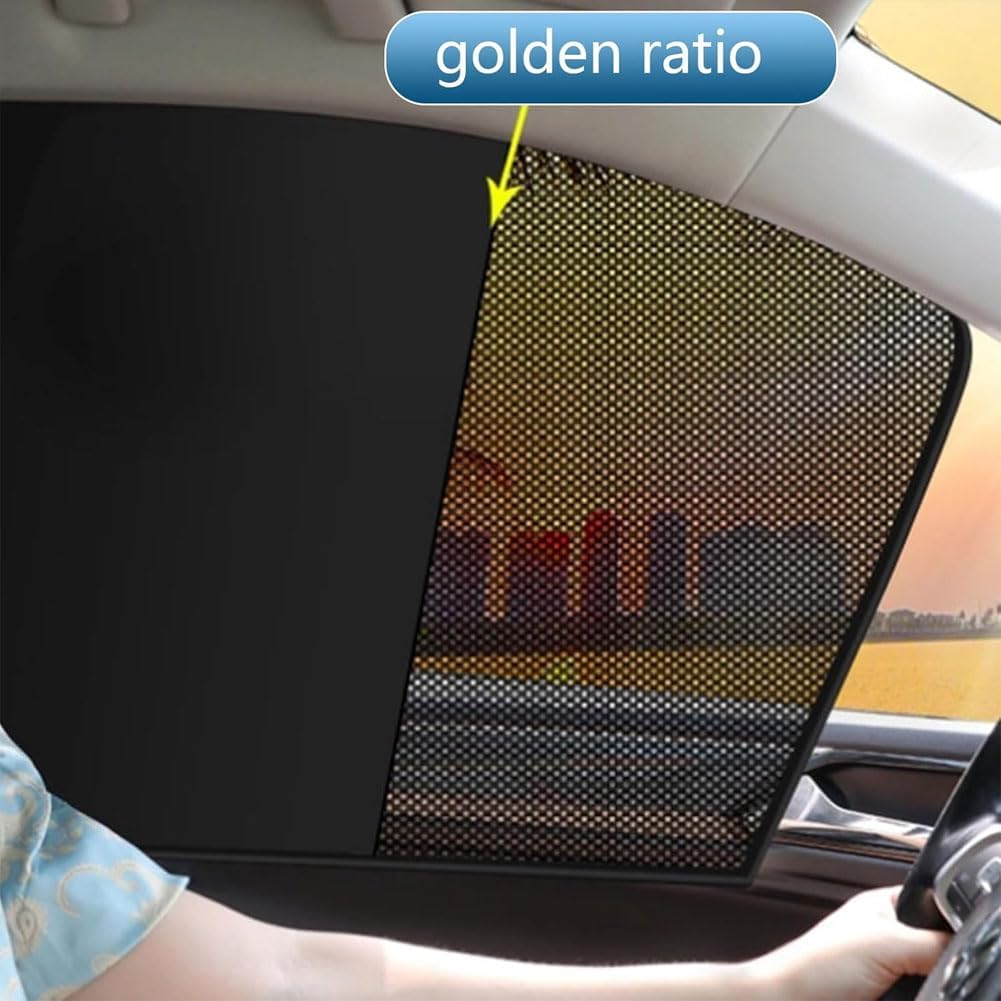 Car Side Window Shades for Lexus UX 250h 200 2019-2024, Magnetic Front Rear Windows Sun Shade Net Privacy Protection Heat Blocking Accessory,D/Vertical Front Window