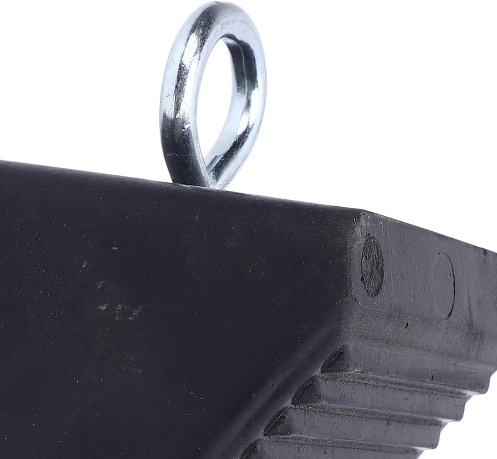 Wheel Chock, Heavy Duty Rubber Tire Stopper, 1-3 Tons Load Capacity, Wheel Wedge for Car Travel Trailer RV Truck ATV, 6.30x3.94x3.94in Stop Block
