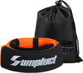 3 inch, 8 Foot Tree Saver, Winch Strap, Exceed Tow Straps 31518 Pound Capacity Recovery Rope,Heavy Duty Towing Ropes with Triple Reinforced Loops Emmergency Off Road 3" x 8ft