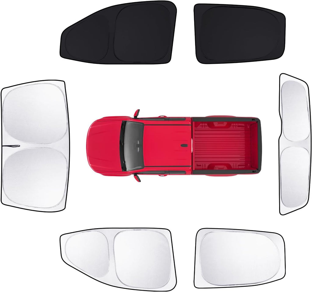 6pcs Car Window Shades for Chevrolet Colorado 2015-2022 Accessories, Windshield