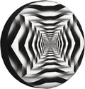 Abstract Dizziness Corridor Print Universal Spare Tire Cover for RV, Jeep | Wheel Protector Fits Rv, Trailer, Jeep, Shield Tires From Sun, Dirt And Rain For Outdoor Storage