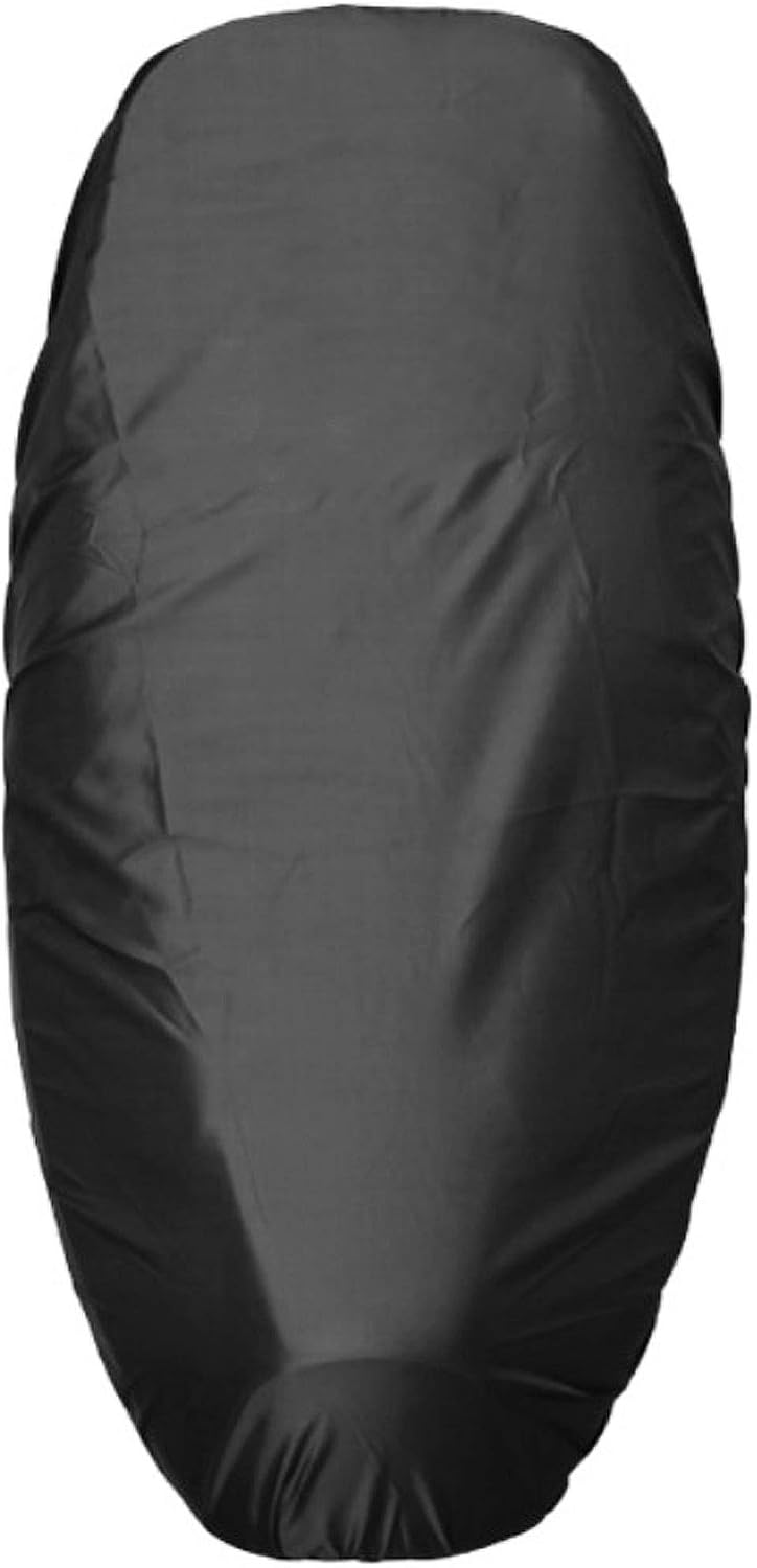 Modengzhe Waterproof Motorcycle Seat Cover, Rainproof & Dustproof, 27 x 14 inches Fit for Small-Size Motorcycle Moped Scooter, Black Size XL