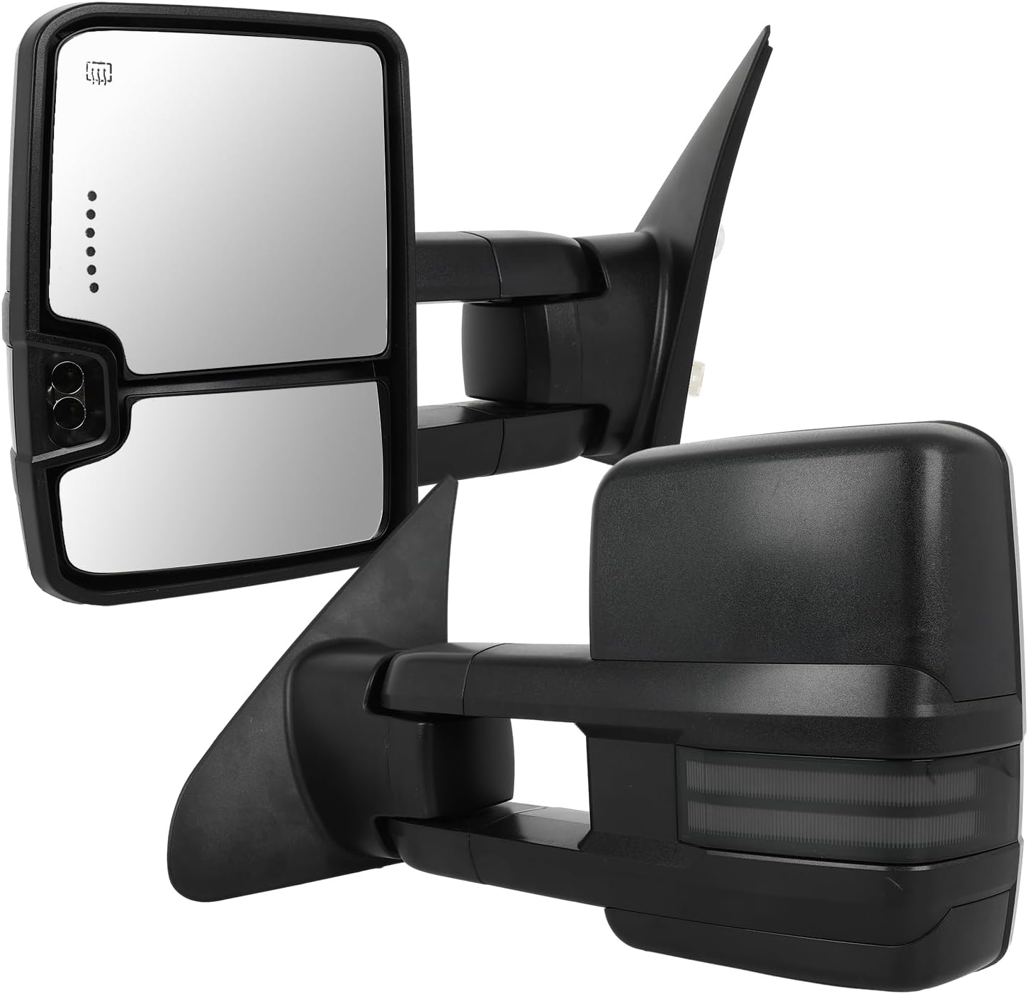 A Pair Towing Mirrors Fits 2007-2017 for Toyata Tundra, Power Adjusted View Mirror