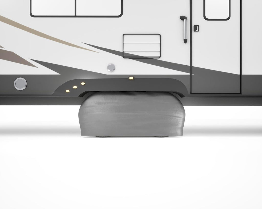 Lippert RV Tire Cover - Double, 30-32", Grey #2025003563