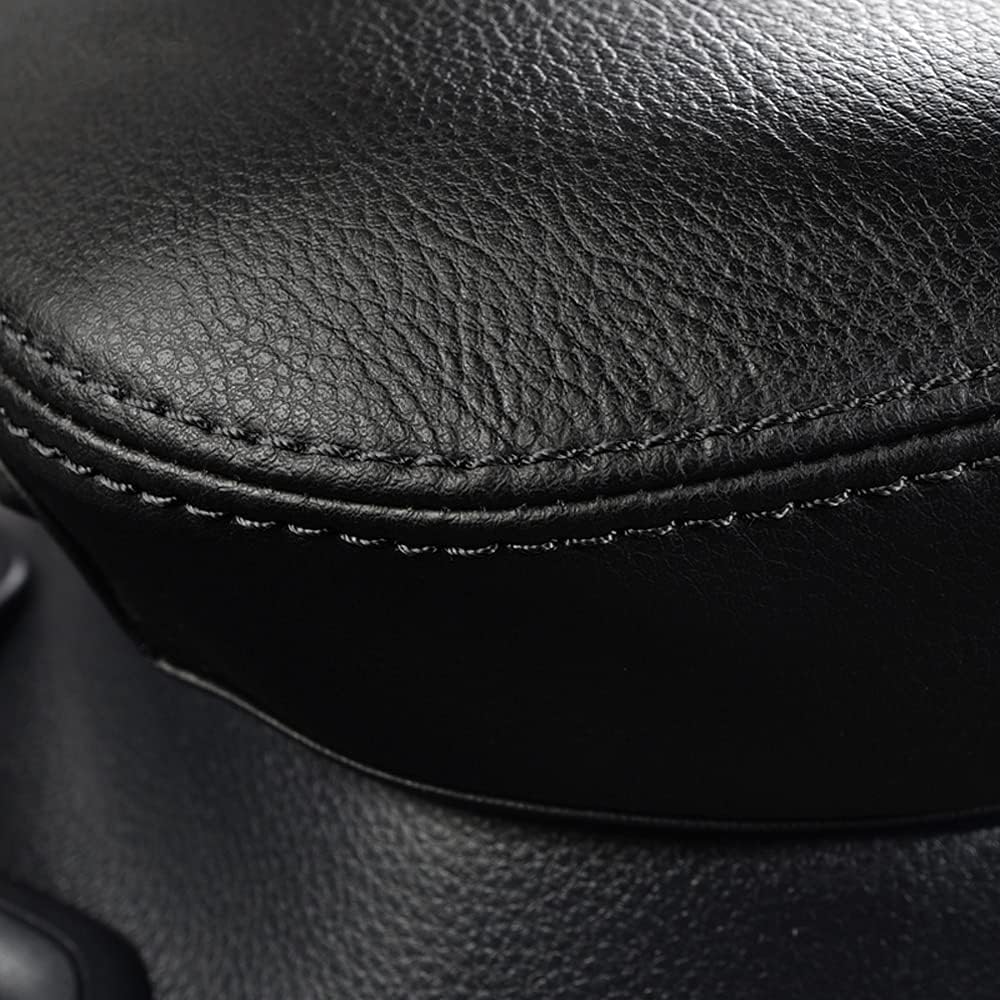 INTGET Center Console Armrest Cover for 2025 Toyota RAV4 Accessories 2024 2023 2022 2021 2020 2019 Leather Middle Console Lid Cover Pad Protector Elbow Arm Rest Covering Car(Black)