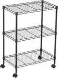 3 Tier Wire Shelving Unit Storage Rack, Metal Heavy Duty Utility Organizers by DisplaysByJack