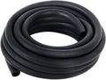 LokoCar Rubber Fuel Hose Line Push Lock 1/2" ID SAE 30R7 NBR 25ft 300PSI Black