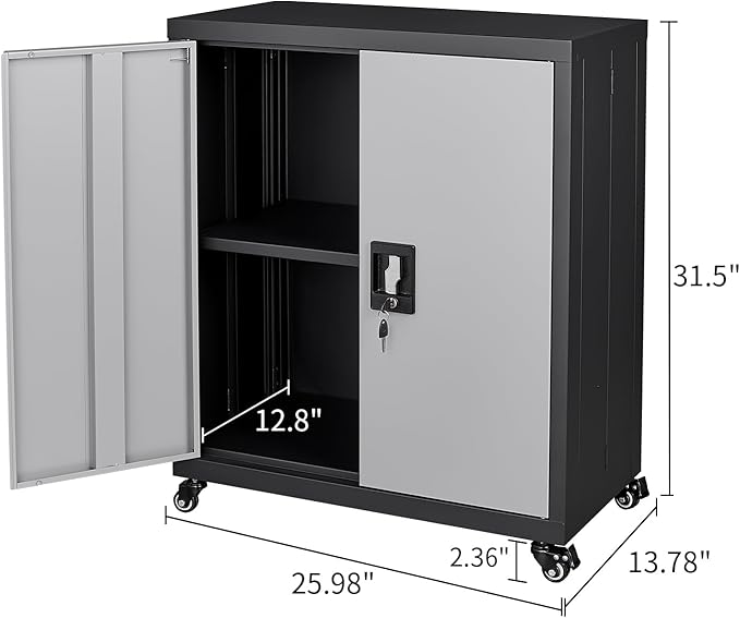 LUCYPAL Metal Storage Cabinet - Image 3