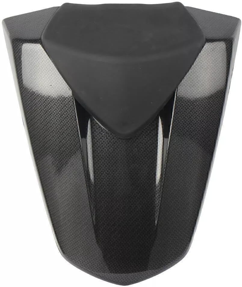 Carbon Fiber Effect ABS Plastic Rear Pillion Passenger Cowl Seat Cover Compatible for Honda CBR500R 2013 2014 2015 CBR 500R Rear Seat Fairing Cover