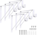 supforce 6 pack closet rod brackets, heavy duty, main product view