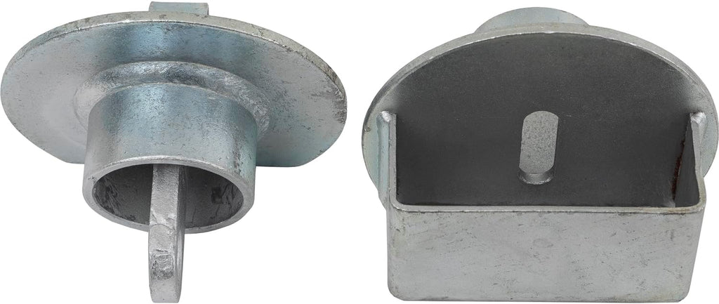 Buyers Products BDL253 Drawbar Lock for Lunette Eye Trailers, Zinc Plated Theft Deterrent Insert Fits 2-1/2 to 3 Inch Lunette Rings, Accepts Up to 1/2 Inch Padlocks for Secure Towing Storage