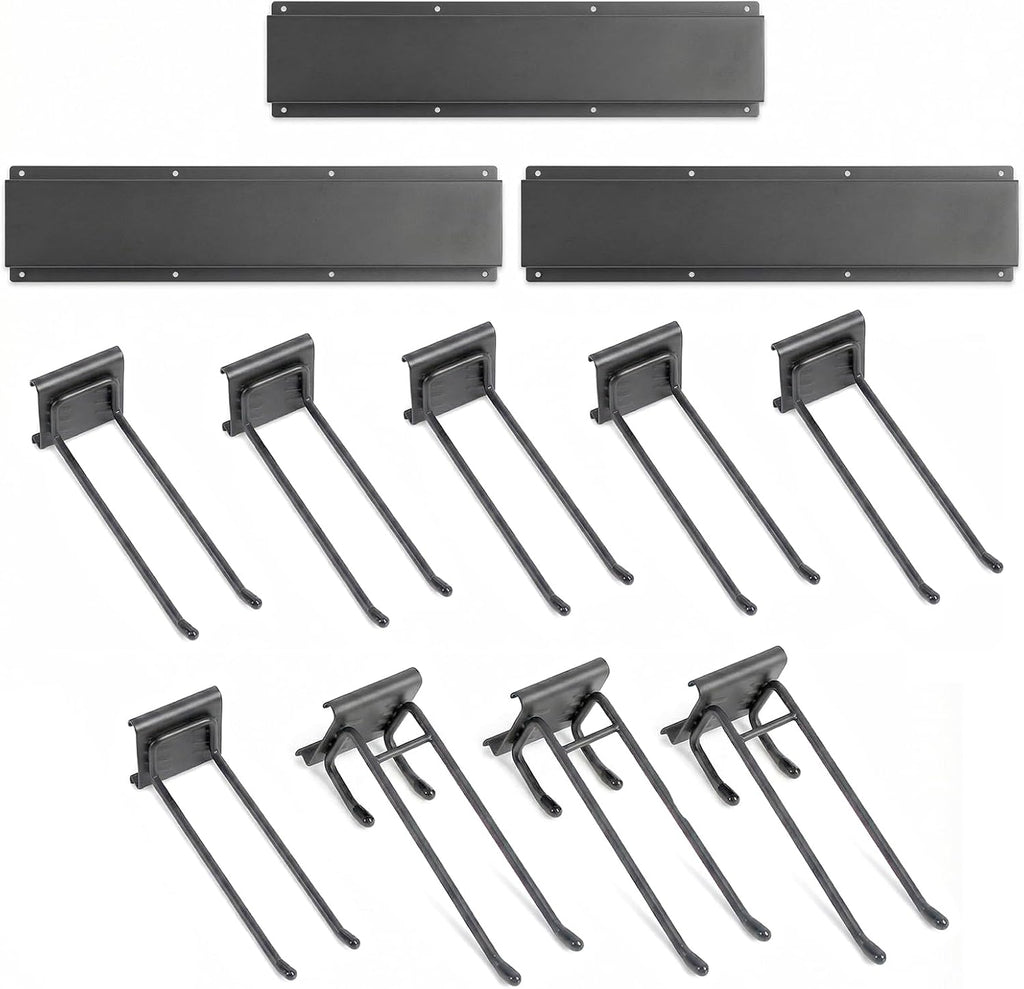 mbqq garage tool organizer wall mounted, 24 inches, package contents