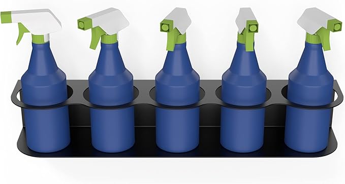 Koova 5 All-Purpose Spray Bottle Holder | Easy Install Wall Mount Hardware - Image 8