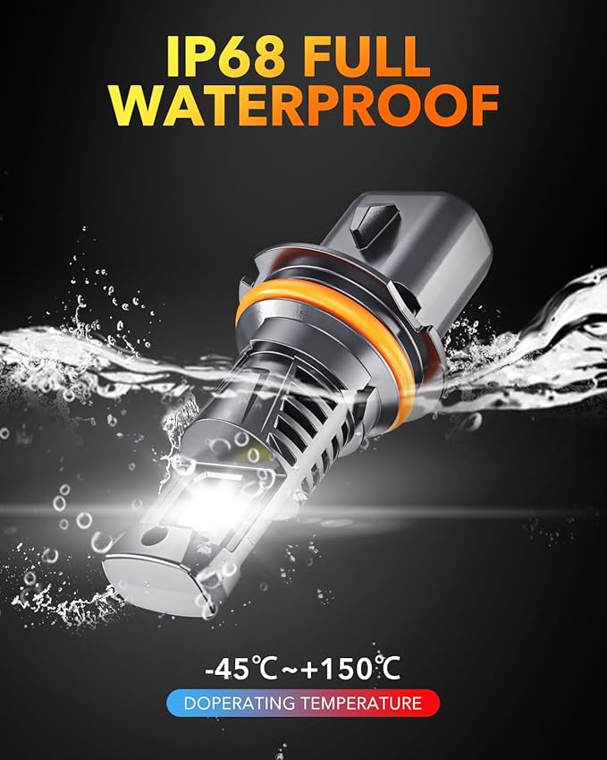 OXILAM 9007/HB5 LED Bulbs 10X Ultra-Brighter 60, 000LM Than Halogen, 3 Min - Image 8