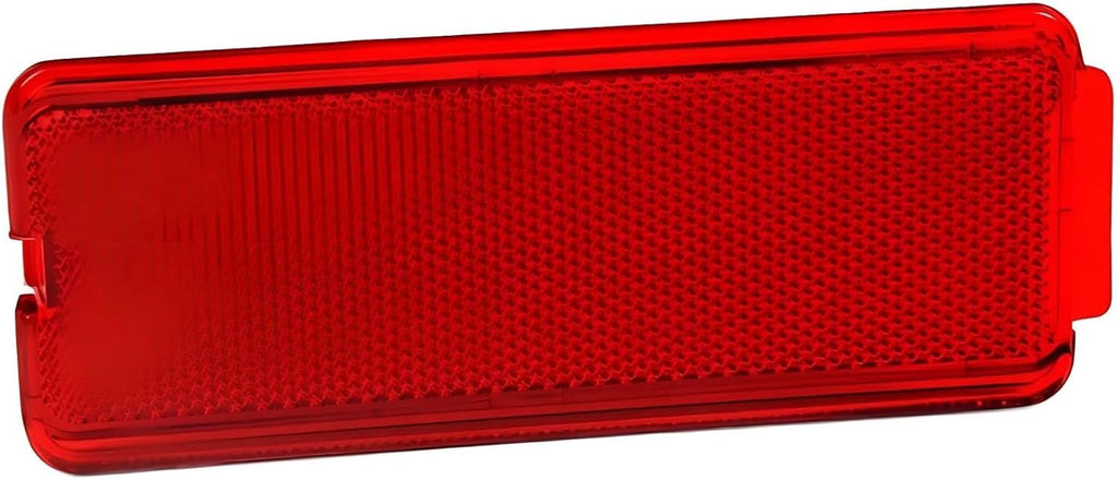 Front Rear Door Reflector Panel Compatible For Ford Model | Interior Door Reflectors Red Reflector Light Cover Size/Dimensions: Approximately 5-3/4" x 2-1/4", Part Number: TRA638598