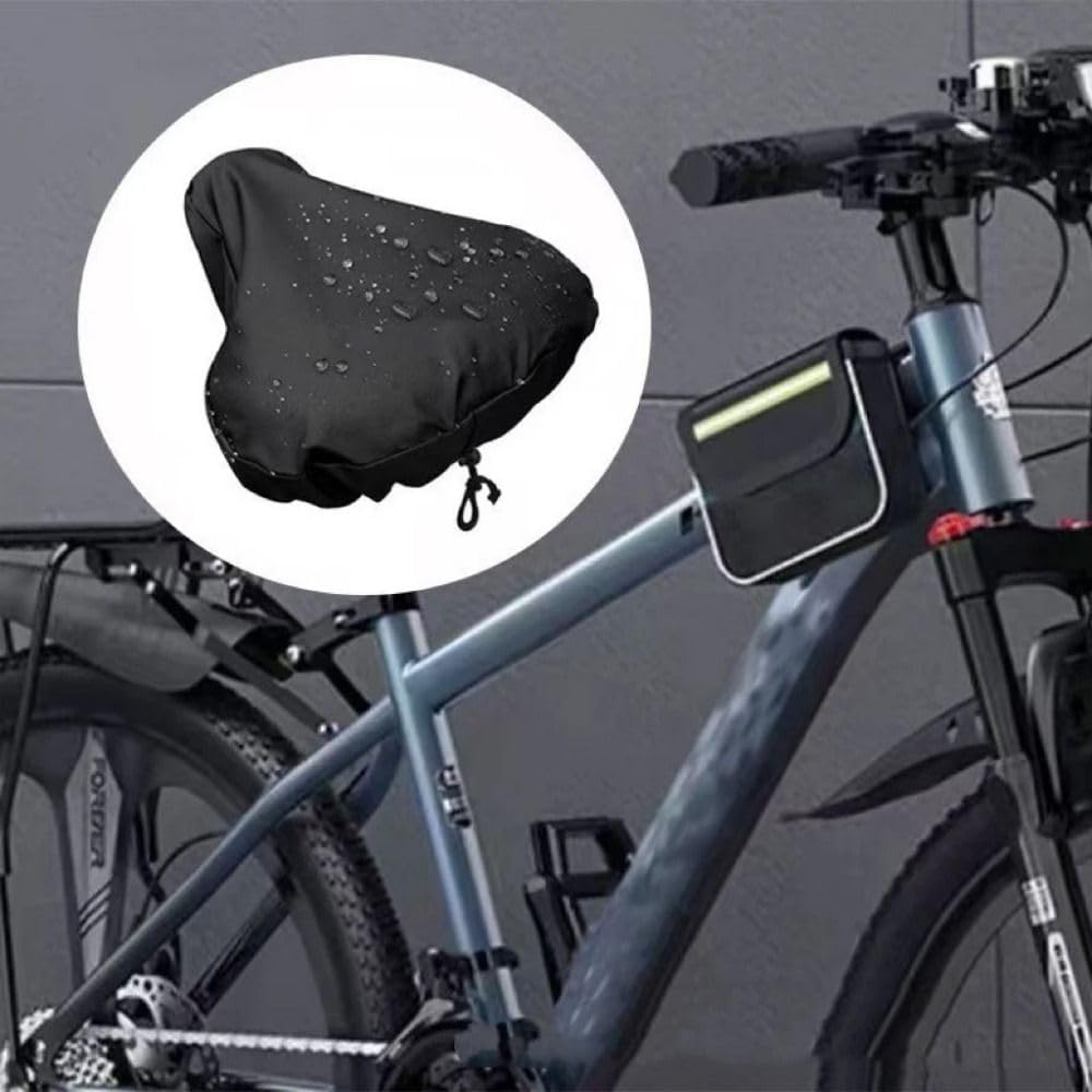 Bike Seat Cover Waterproof Dust-Proof Protective Cushion, Washable Bicycles Saddle Seat Universal Rain Cover