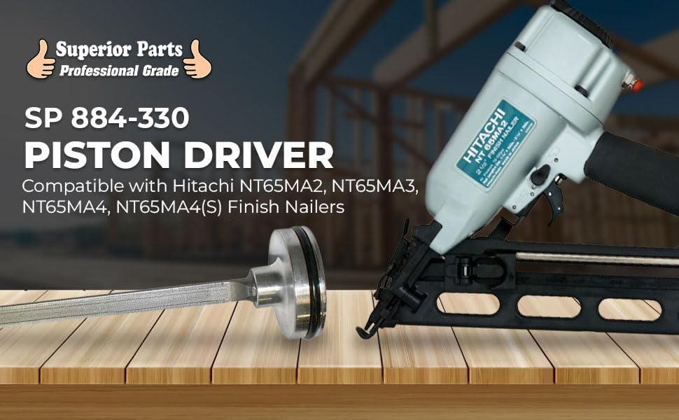 sp 884-330 aftermarket piston driver compatible with hitachi on a desk or shelf