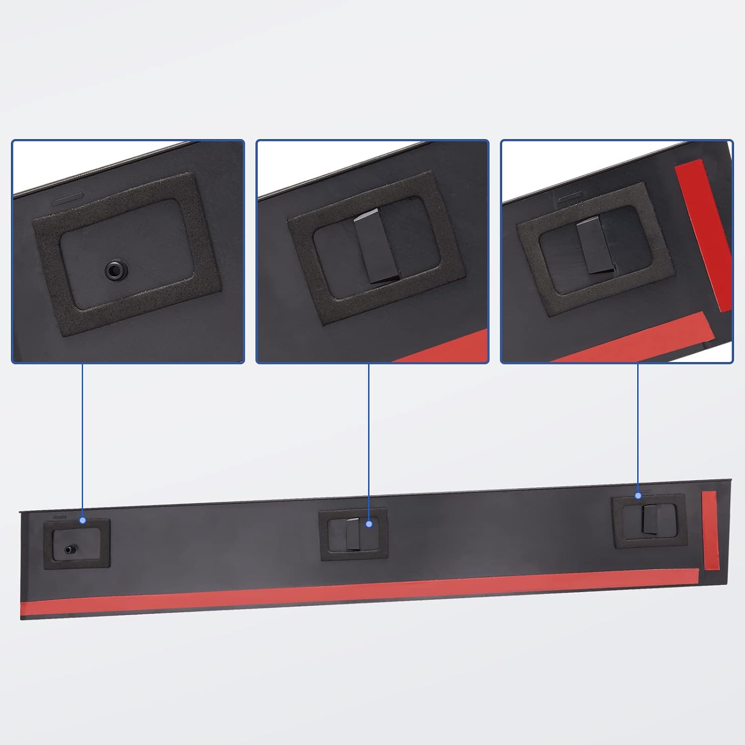 926-445 926-446 B Pillar Trim Door Molding for Front Passenger & Driver Side Windshield Outer Compatible with 2008-2016 Chrysler Town & Country 2008-2020 Dodge Grand Caravan Part# 5020664AA 5020665AA