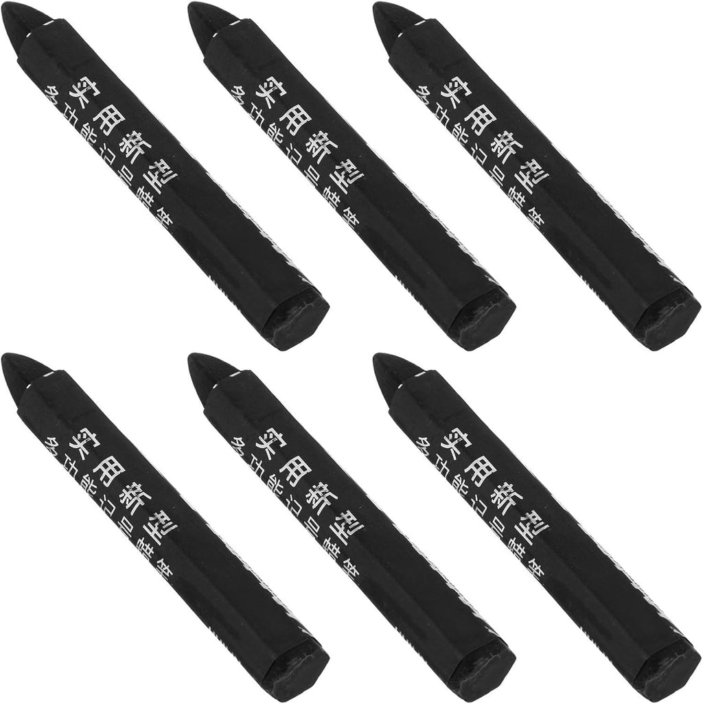 jojofuny 6pcs Car Tire Marking Pens Wax Marker Pens Weather Resistant for Accurate and Identification