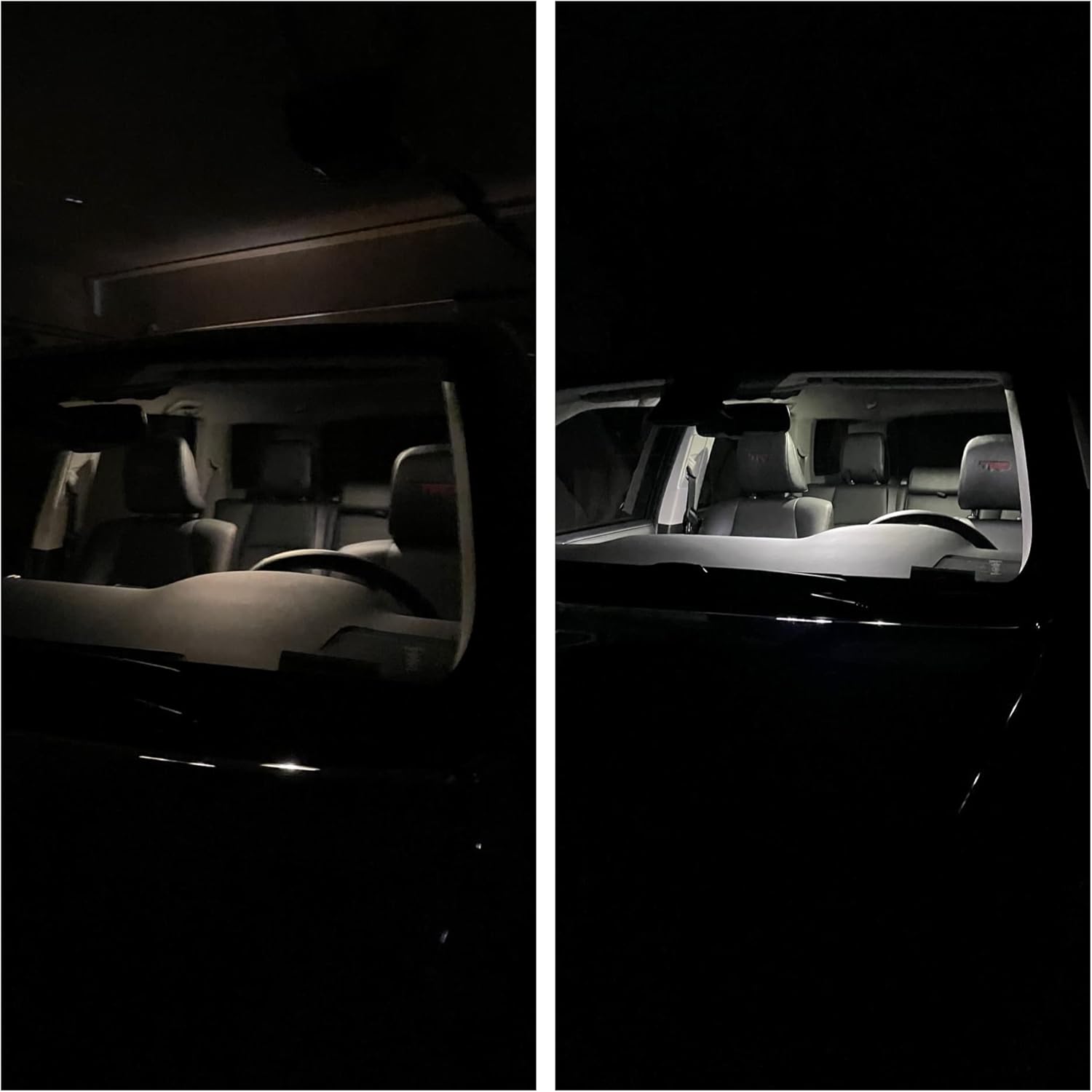 11pcs White LED Interior Light Bulbs Kit for Niss'an Pathfinder 1996-2004 Map Dome Trunk Glove Box Vanity Mirror License Plate Lights Interior LED Lights Bulbs Package + Install Tool
