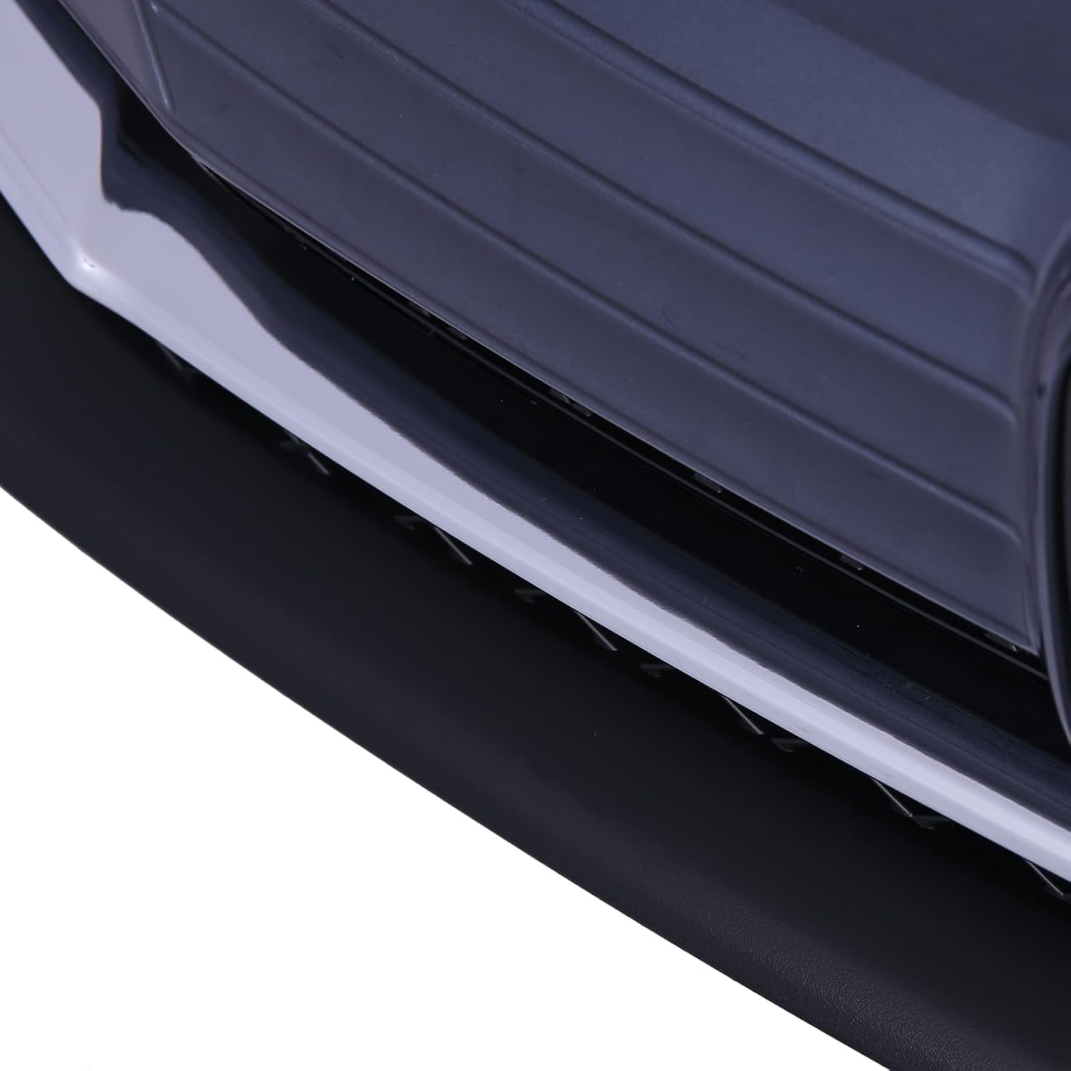 Front Grill for 2014 to 2015 Honda Civic Upper & Lower Grille with Fog Lamp Cover, Black Factory Style Replaces 71120-TS8-A51, 71105-TS8-A51