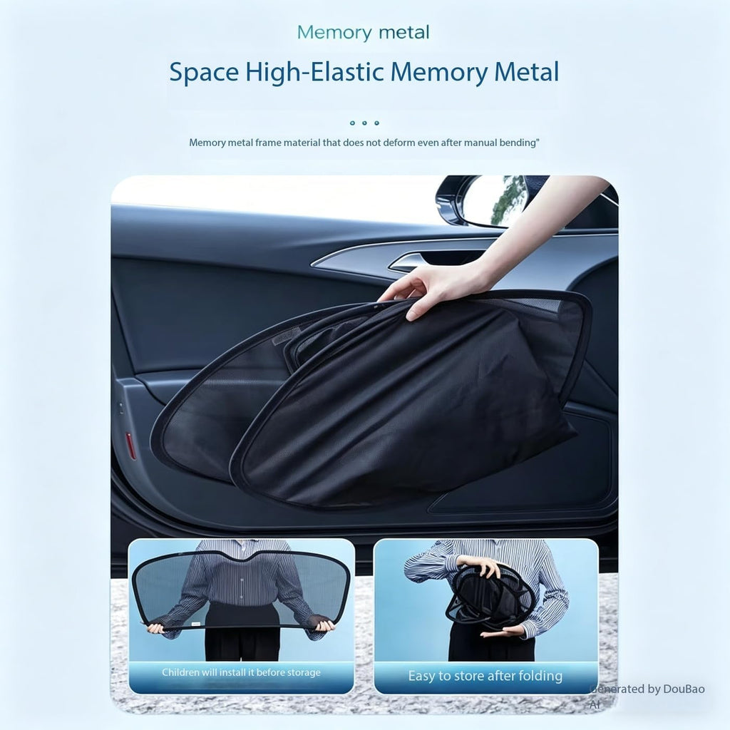 Custom Fit Magnetic Mesh Inside Sun Shade for Mercedes-Benz GLE 350 W167 2020-2026,Sun Shield Side Window UV Sun Seat Protection Protect Car Interior/Privacy Easy Install Remove
