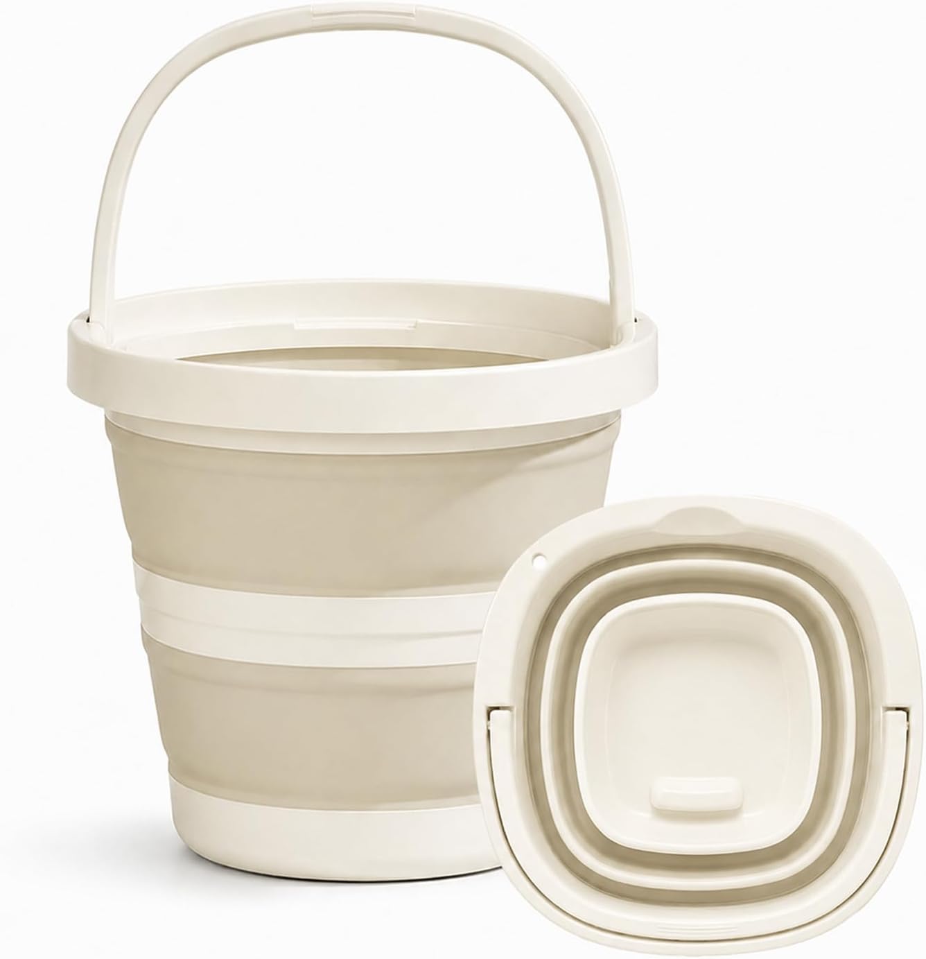 Collapsible Bucket 5L Collapsible Bucket with Handle Mop Car Wash Bucket | Collapsible bucket with handle collapsible wash basin Indoors & Outdoors
