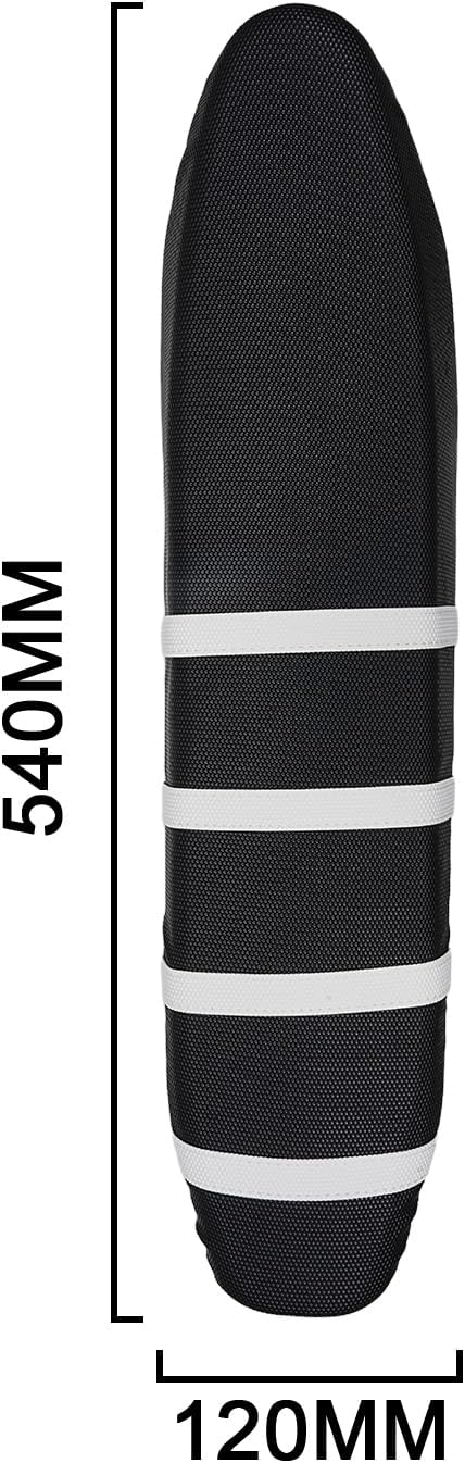 Electric Dirt Bike Seat Cover for ETM RTR, Non-Slip Electric Bike Soft Seat Cover White