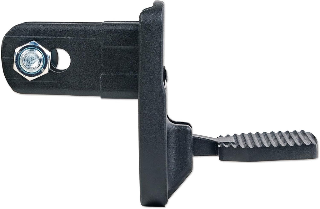 Armordillo FD Series 5" Foldable Rear Hitch Step|Compatible for Class 4 Trailer Hitch 2" Receiver|Hitch Step Bar|Folding Fold-Up Rear Step|8724552|Matte Black|Steel|Universal